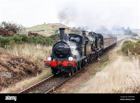 A steam locomotive at a North Norfolk Railway steam gala Stock Photo ...