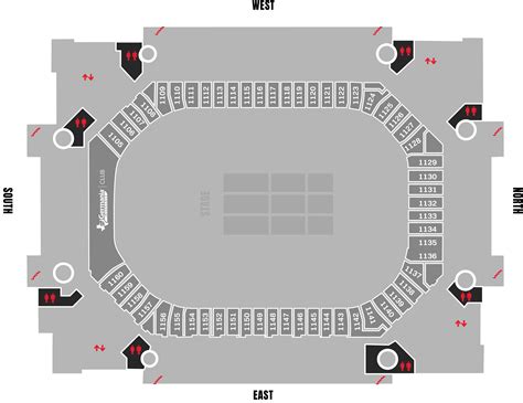 American Airlines Center Dallas Interactive Seating Chart | Elcho Table