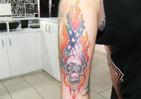 125+ Rebel Flag Tattoo with Amazing Design Ideas - Wild Tattoo Art