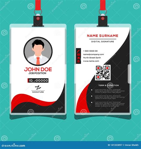 Company Id Card Design Template – Mightyprintingdeals.com