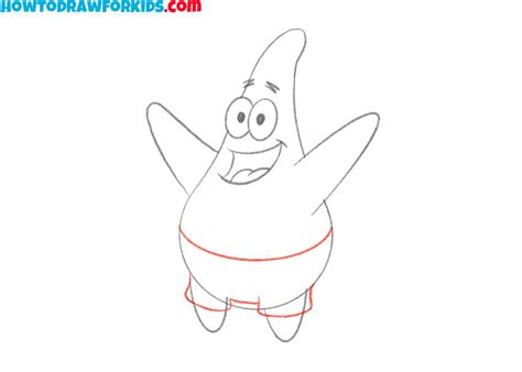 How to Draw Patrick Star - Easy Drawing Tutorial For Kids