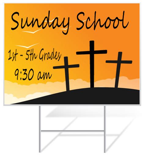 Church Lawn Signs - Order Online Today | LawnSigns.com