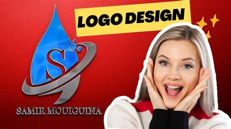 Logo Design In illustrator and photoshop mockup apply - YouTube