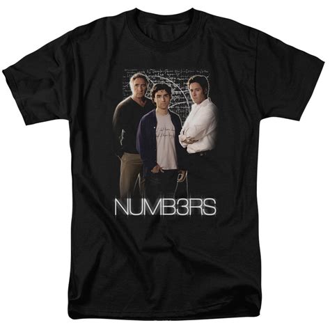 Numb3rs Numbers Cast Adult T Shirt 3717 | Pilihax