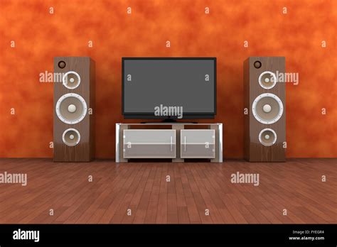 Home Entertainment System Stock Photo - Alamy