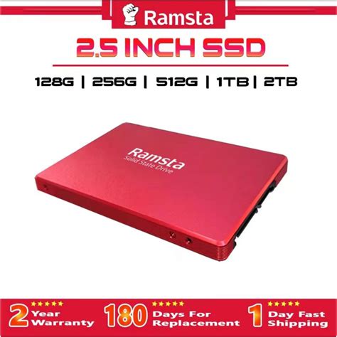 Ramsta 2.5" SSD 128GB 256GB 512GB 1TB Solid State Drive / SSD Sata III For Desktop Laptop S800 ...