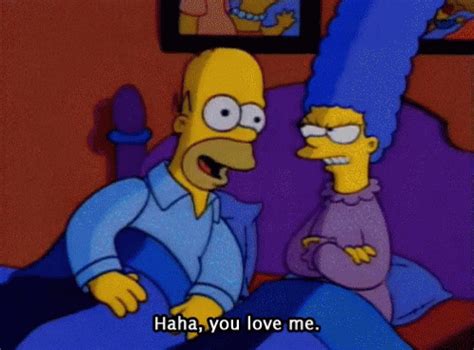 Haha, You Love Me. GIF - The Simpsons Homer Simpson Marge Simpson - Discover & Share GIFs