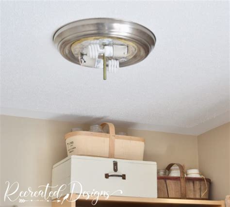 So You Broke Your Ceiling Light Cover? How to DIY a New One ...