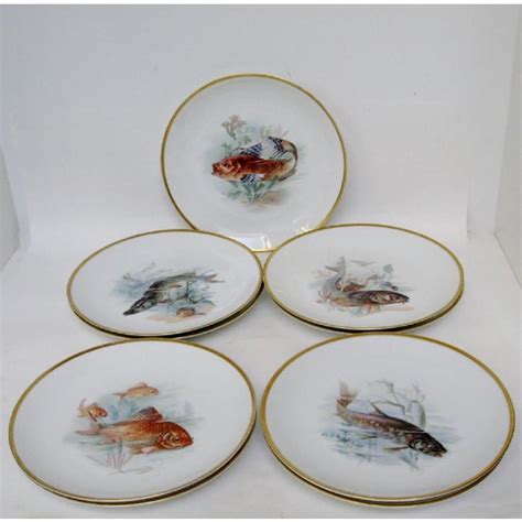 Rosenthal Porcelain Plates - Set of 9 | Chairish