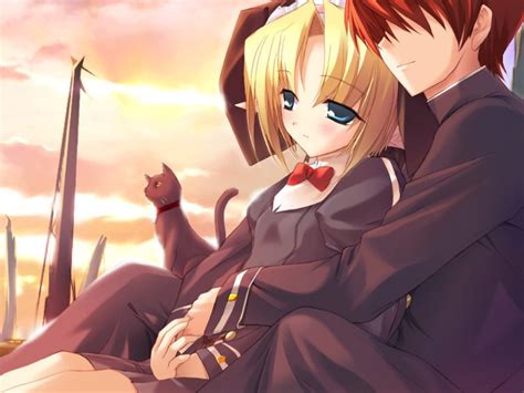 Sweet Couple Anime Wallpaper - WallpaperSafari