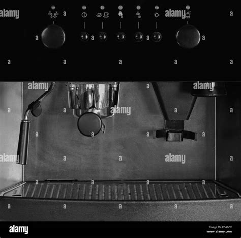 Closeup Espresso coffee machine Stock Photo - Alamy