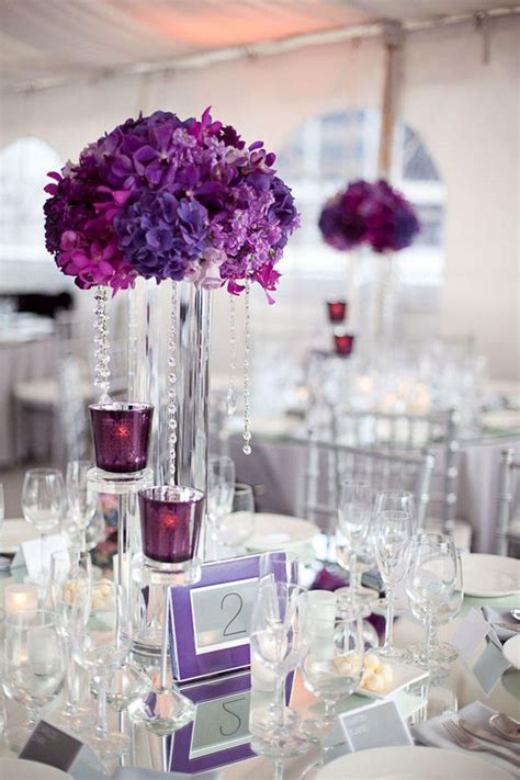 37 Trendy Purple Wedding Table Decorations | Table Decorating Ideas