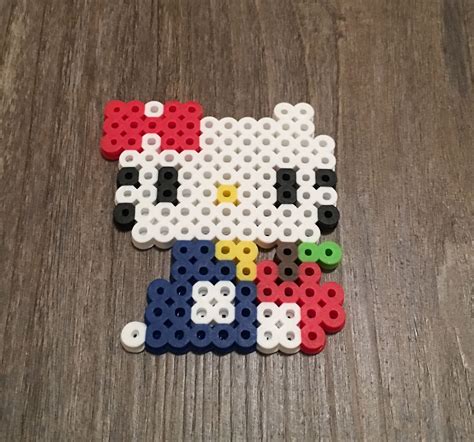 Perler Beads Hello Kitty | Perler beads designs, Perler bead patterns, Hama beads patterns