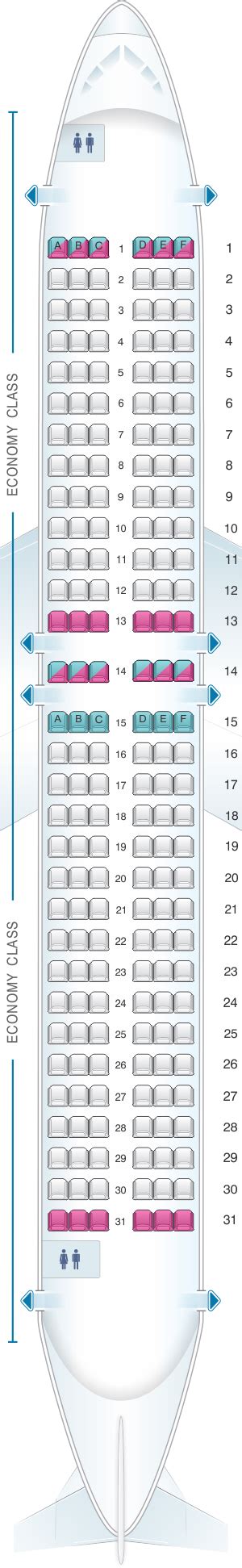 Seat Map Norwegian Boeing B737 800 | SeatMaestro