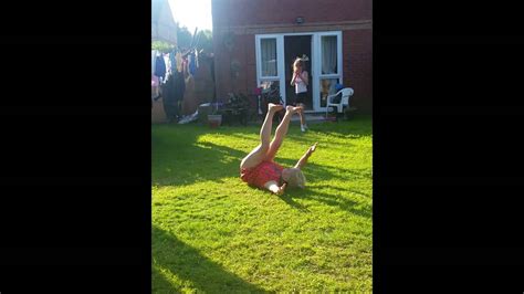 Cartwheel epic fail funny video hilarious lol - YouTube