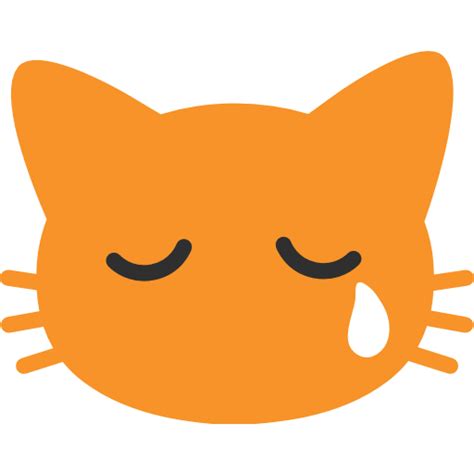Crying Cat Face | ID#: 86 | Emoji.co.uk