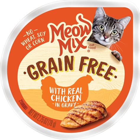 Meow Mix Grain Free Real Chicken in Gravy Wet Cat Food | PetFlow