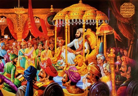 Chattarapati Shivaji Maharaj Coronation Painting by Shudraka Nayar | Buy Posters, Frames, Canvas ...