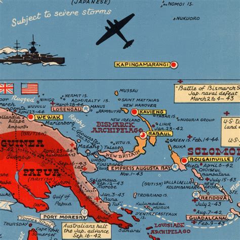 1944 WWII Map of the Pacific & Southeast Asia | Battlemaps.us