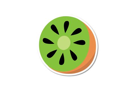 Kiwi Fruit Icon Graphic by bakerboysart · Creative Fabrica