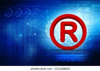 3d Rendering Business Registered Trademark Symbol Stock Illustration 1151234096 | Shutterstock