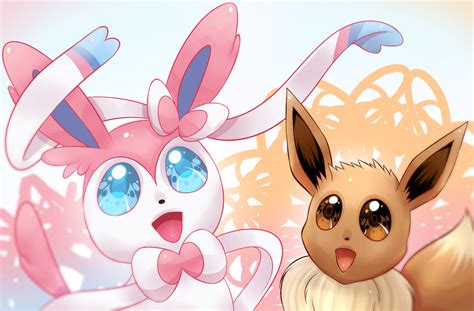 Sylveon and Eevee by LOUISalem on DeviantArt