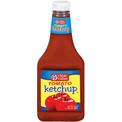 Clear Value Tomato Ketchup 24 Oz Squeeze Bottle | Shop | Priceless Foods