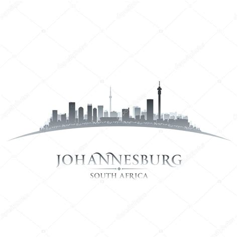 Johannesburg South Africa city skyline silhouette white backgrou Stock Vector by ©Yurkaimmortal ...