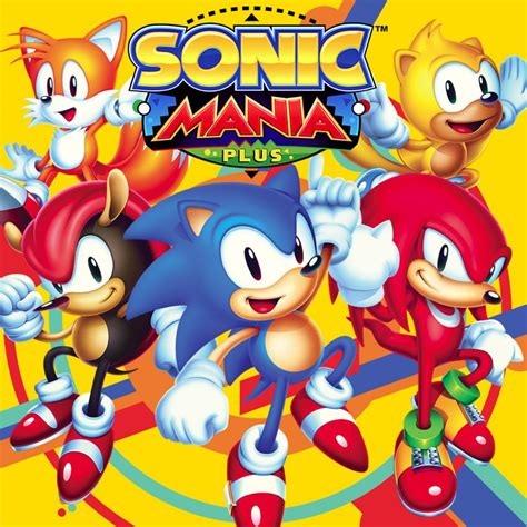 Sonic Mania Plus (2018) box cover art - MobyGames