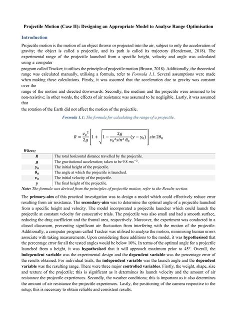 Projectile motion | Physics - Year 12 HSC | Thinkswap