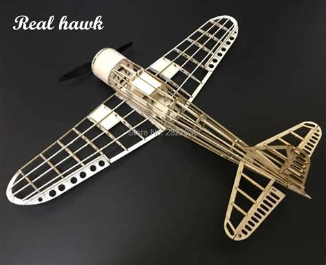 mini RC Plane Laser Cut Balsa Wood Airplane Kit Zreo A6M Frame without Cover Free Shipping Model ...