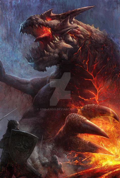 Magma Dragon ! by ANG-angg on DeviantArt