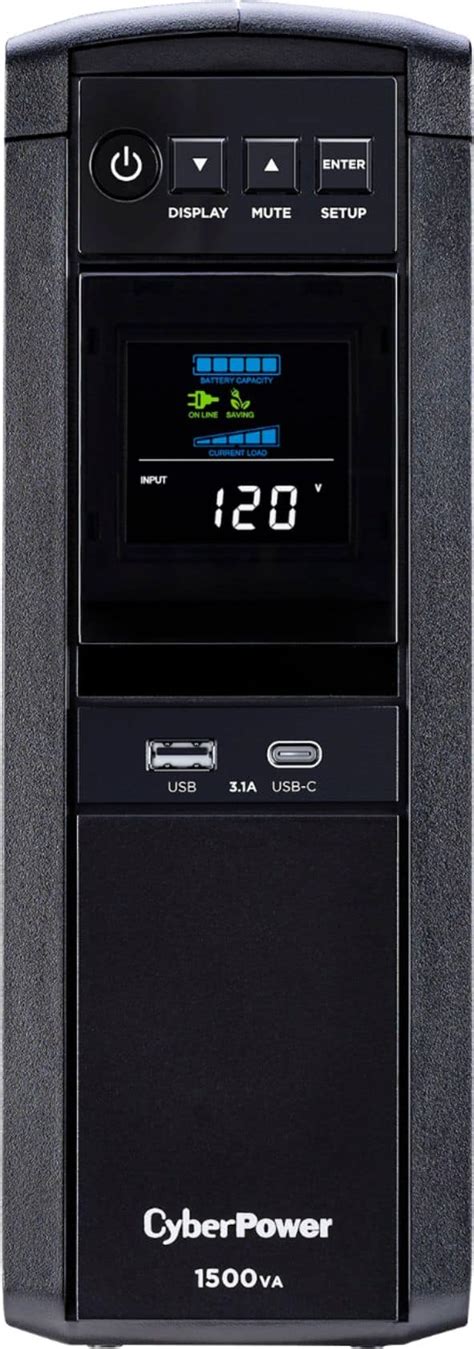 CyberPower 1500VA Sine Wave Battery Back-Up System Black GX1500U - Best Buy