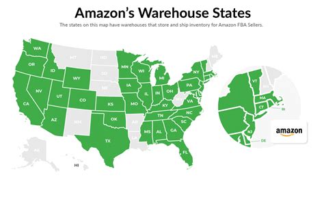 Amazon Warehouse Locations List: Ship from China to Amazon FBA