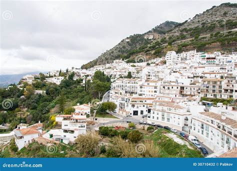 Mijas in Malaga stock photo. Image of aerial, mountain - 30710432