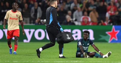 Latest Arsenal injury news with three Man City doubts amid Bukayo Saka concern and Partey boost ...