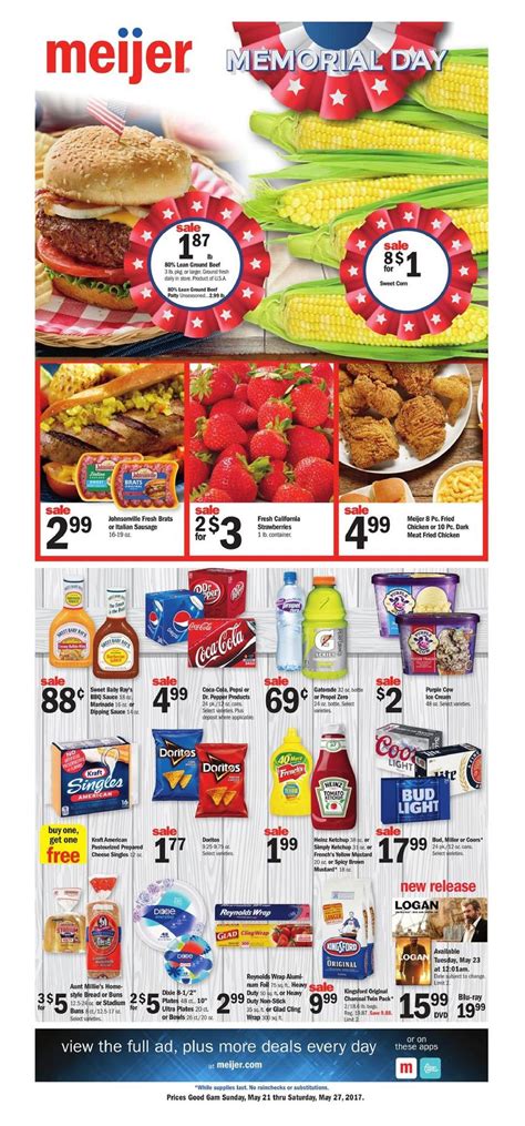 Meijer Weekly Ad May 21 - 27 2017 - WeeklyAds2