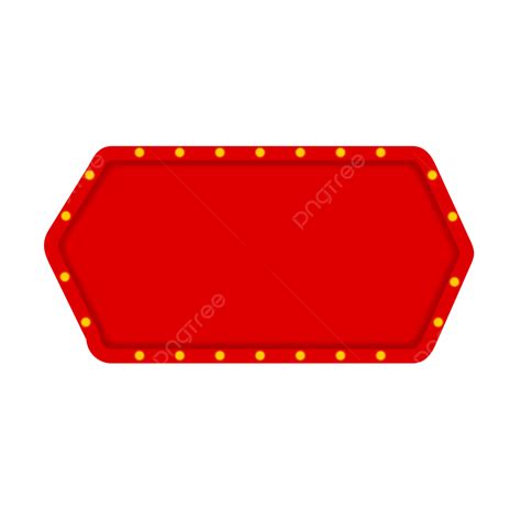Modern Box Clipart Transparent PNG Hd, Modern Red Text Box With Yellow ...
