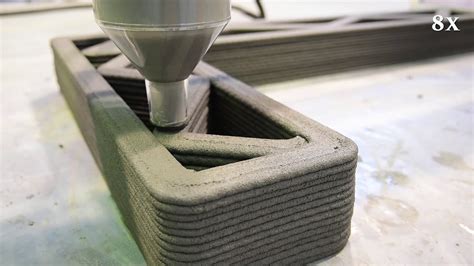 3D Printing an L-shape Wall using Portland Cement Concrete using Gantry 3D Printer - YouTube