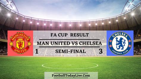 Manchester United Vs Chelsea | FA Cup Semi-Final Result 2020