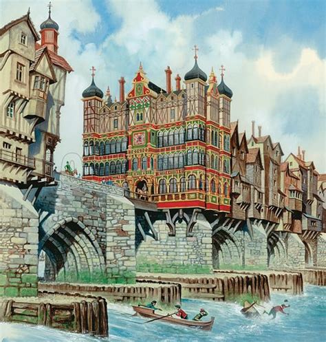 The best pictures of Old London Bridge – Historical articles and illustrationsHistorical ...