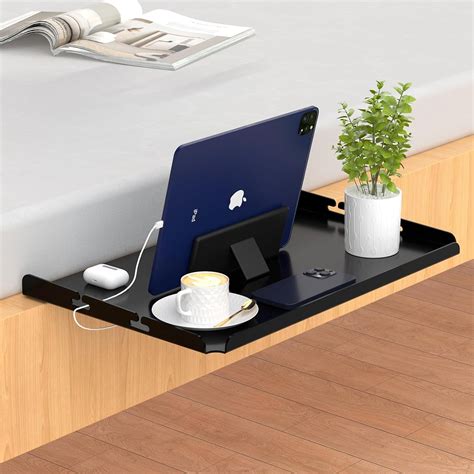 BOIVSHI Bedside Shelf for Bed,Bedside Table Organizer Tray,Clip On ...