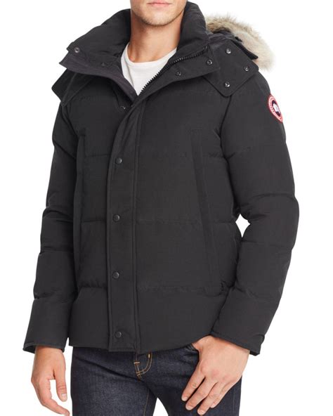 Canada Goose Wyndham Down Parka in Black for Men | Lyst