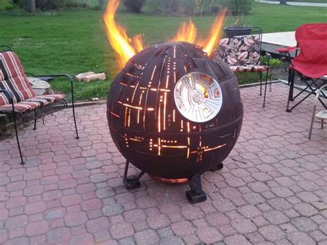 Awesome Star Wars Death Star Steel Fire Pit | Gadgetsin