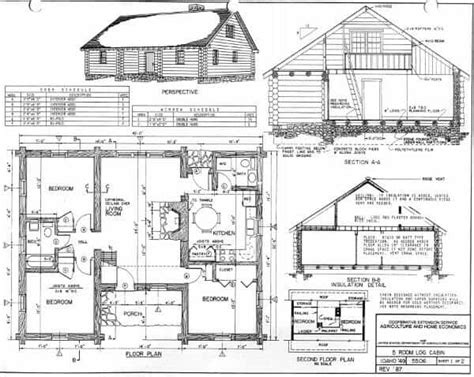 Log Home Plans: 40 Totally Free DIY Log Cabin Floor Plans