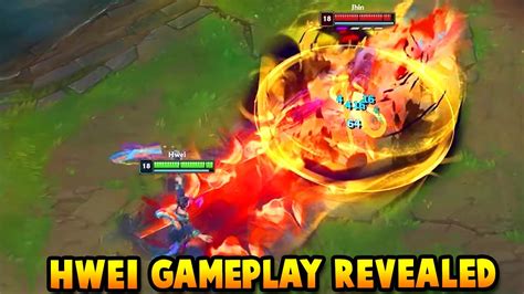 HWEI GAMEPLAY + ABILITIES REVEALED!! | New Champion with 10 Abilities (Most in the game) - YouTube