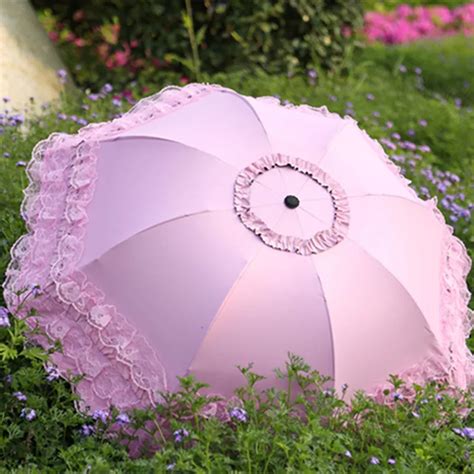 Fashion New Creative Umbrella Five Layers of Lace Princess Umbrella ...