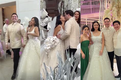 LOOK: Dominique Cojuangco ties knot with businessman Michael Hearn ...