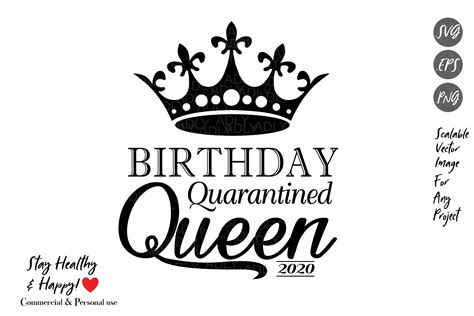 Silhouette Birthday Queen Svg | Download Free and Premium SVG Cut Files