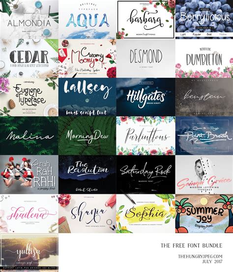 Premium Free Font Bundle - Free PSD Design